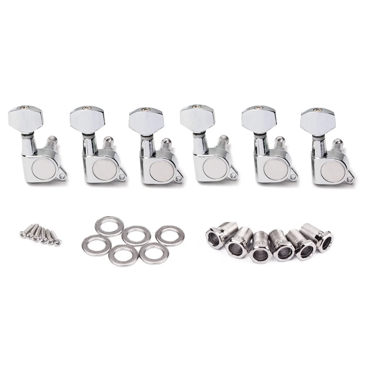 

1Set Professional Guitar Tuning Pegs Strong Metal Material Suitable for Folk Electric Guitar Improve Strings Sound