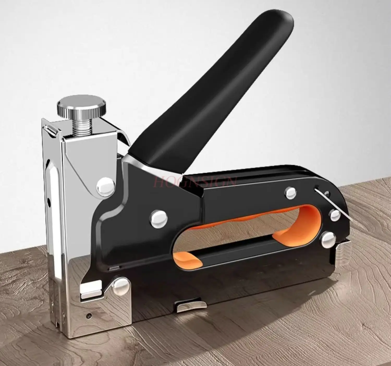 Manual nail gun, woodworking decoration line trough, wooden board nail shooting code nail gun, household universal nail gun