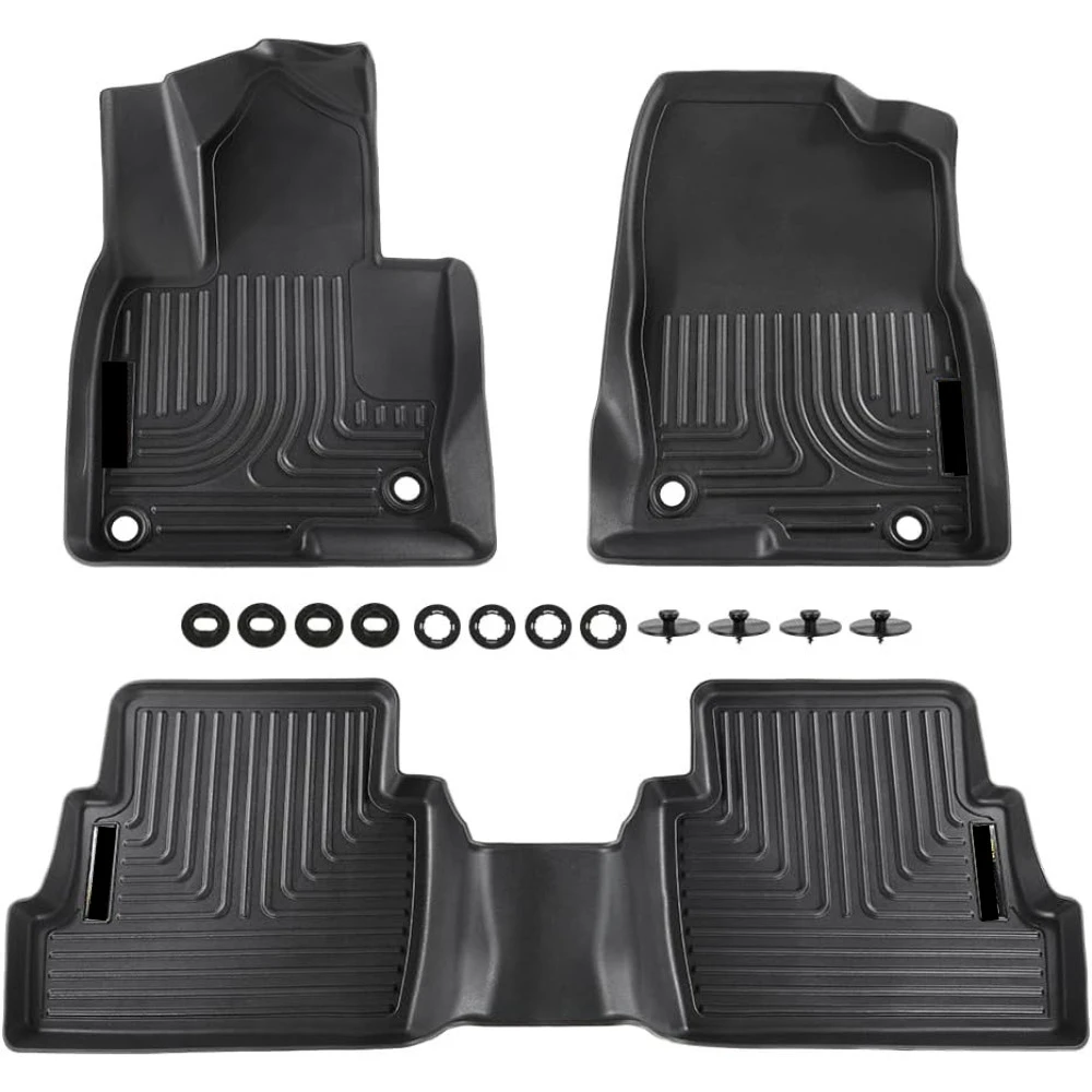 

Грузовые вкладыши TPE, совместимые с Mazda CX-5 2017-2024, 3 шт., напольные вкладыши, всепогодная защита с полным покрытием, черный передний и 2-й ряд