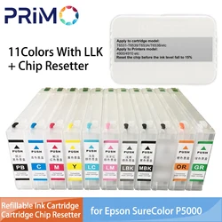 T9131-T9139 T913A T913B T913D 11Colors 12Colors Refillable Ink Cartridge Resetter for Epson P5000 5000 SureColor SC-P5000