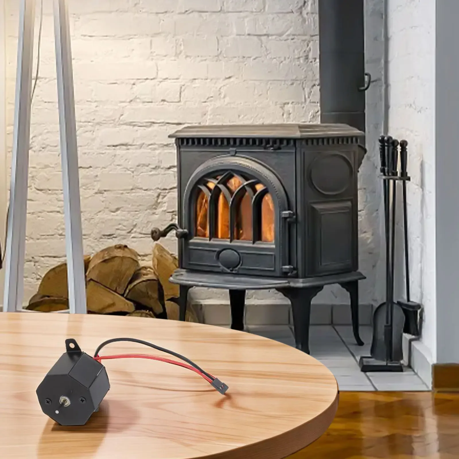 Home Heating Fireplace Fan Motor Fireplace Generator High-quality Construction Premium Metal Reliable Performance