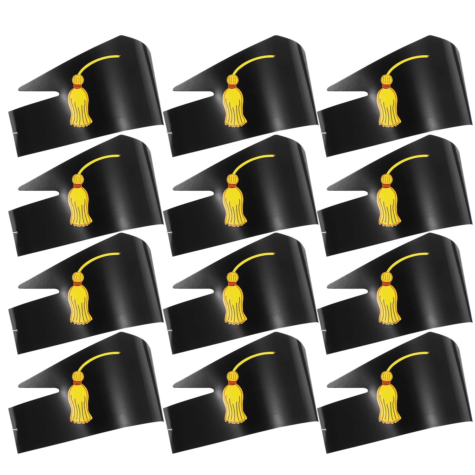 

12 Pcs Doctor Paper Hat Graduation Birretes Hats Party Cap Ceremony Caps Handmade Decorative