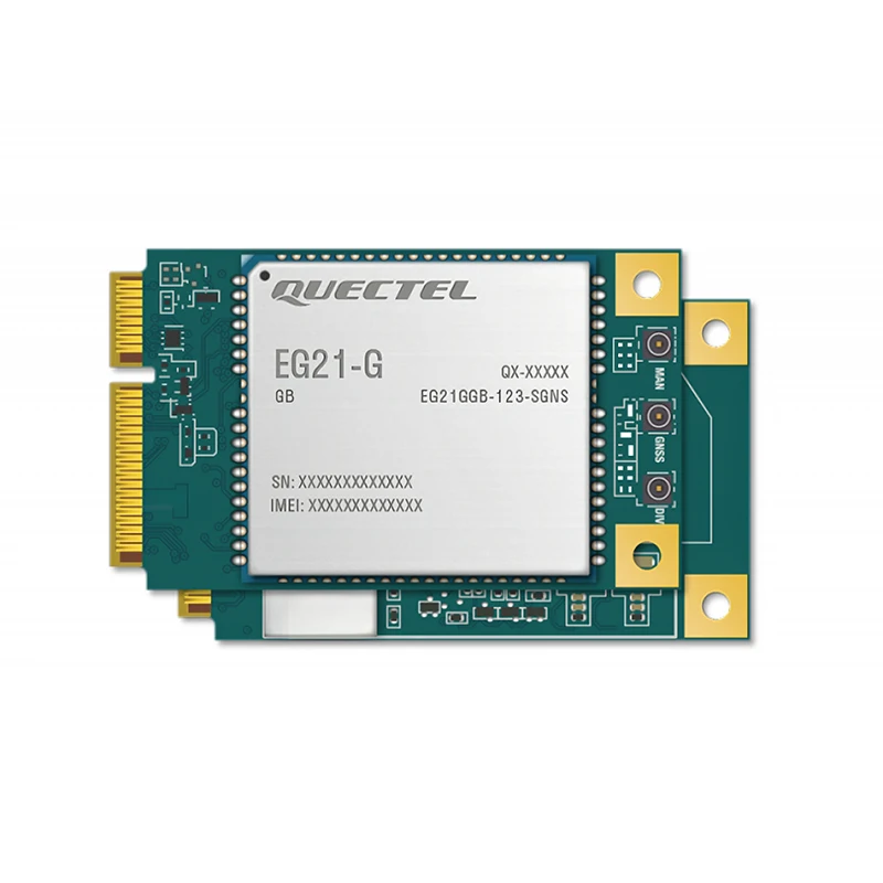 Quectel EG21-G LTE Cat1 mini pcie global MIMO module 4G UMTS/HSPA+ GSM/GPRS/EDGE Multi-constellation GNSS receiver