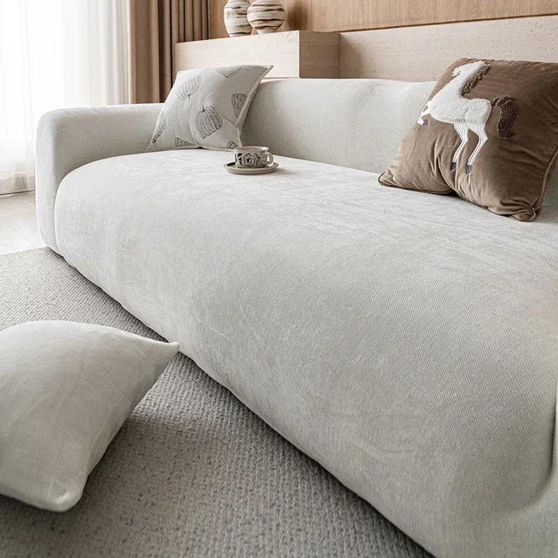 1/2/3/4 Seater Elastic Sofa Cover, Stretch Full Wrap Sofa Protector, Pet Anti-Scratch & Dust Proof, Removable Washable Slipcover 6