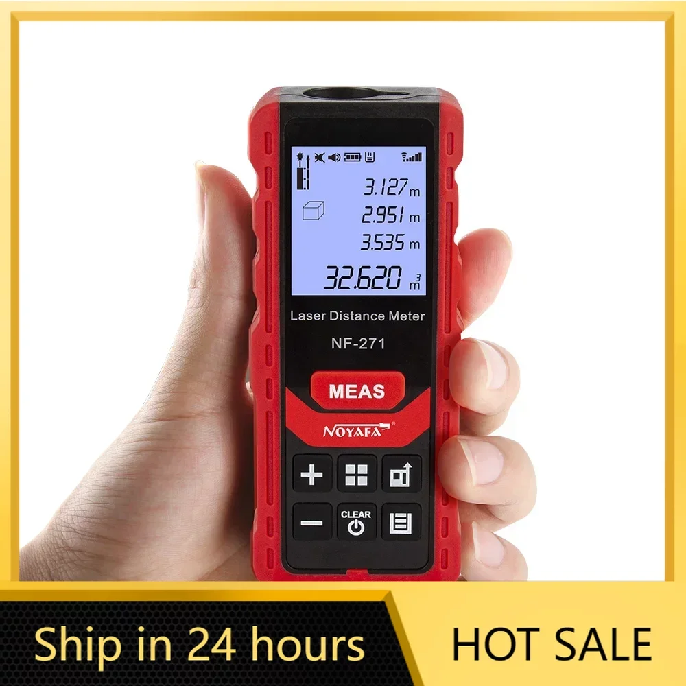 

Noyafa NF-271-40M red Laser Distance Meter Electronic Laser Digital Rangefinder Ruler Range Finder Measuring Tape Device