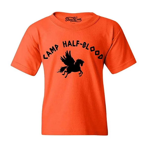 Camp Half Blood Youth's T-Shirt Long Island Sound  Jupiter Mythology TeesAnime Graphic T-shirts for Men Clothing Women Tees