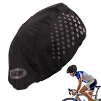 Bike Universal Waterproof Bike Helmet Cover Cycling Bicycle Helmet Rain Cover Elastic Protection Cover With Reflective Design
