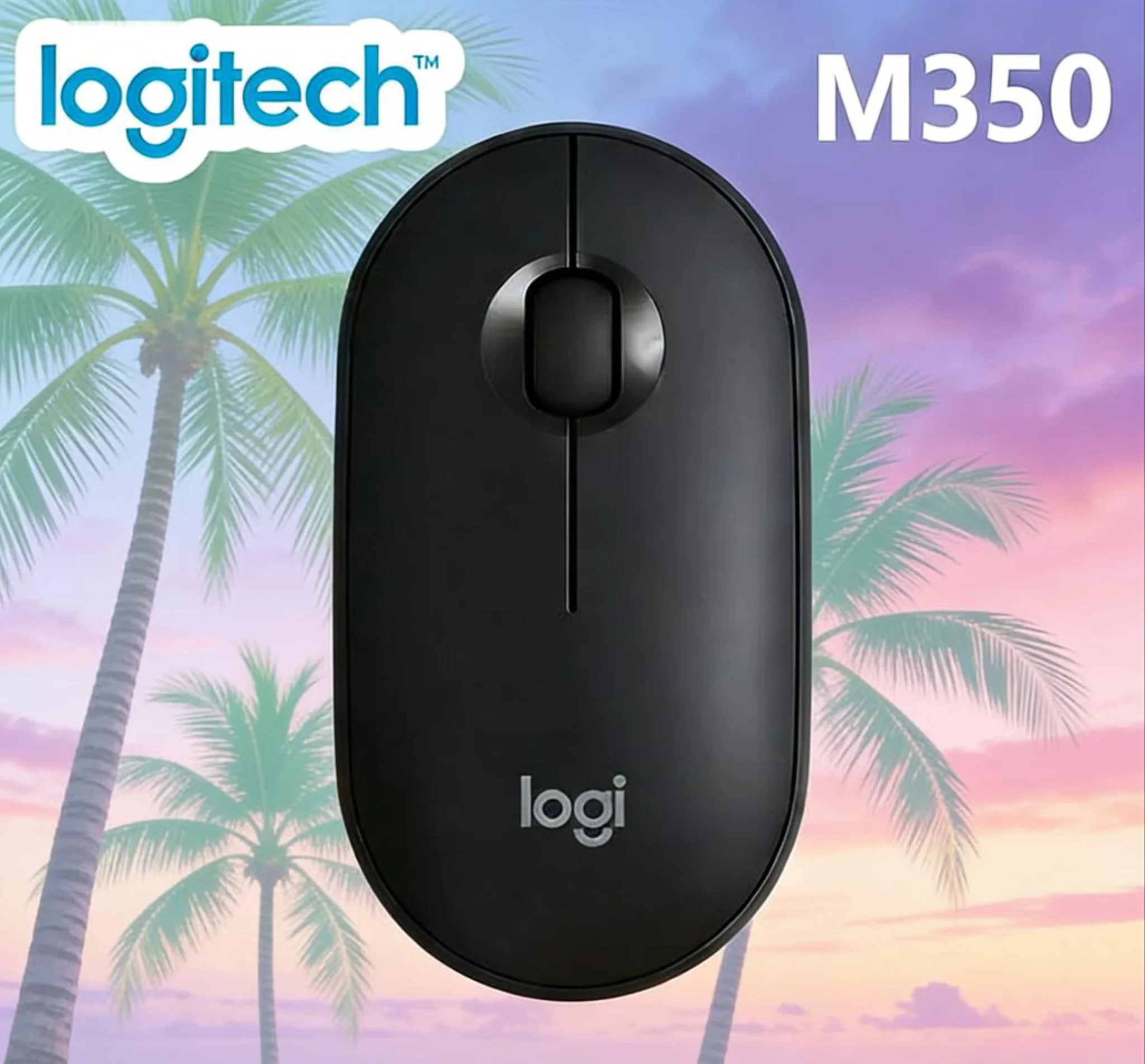 

Logitech M350 Wireless Bluetooth Mouse, Ergonomic Design, Dual-Mode, Portable, Silent Click, Durable Battery + M750/M650/M221