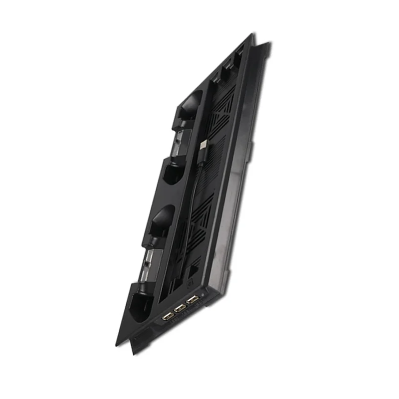 ABGN Cooling ขาตั้งแนวตั้ง 2 Charger แท่นชาร์จสถานี 2 Cooler พัดลม 3 HUB สําหรับ PS 4 Pro อุปกรณ์เสริม