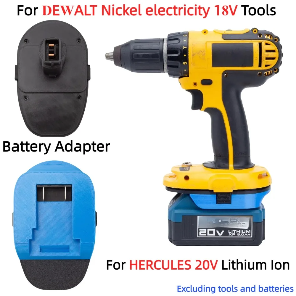 

Battery Compatible Adapters For HERCULES 20V Li-ion TO DEWALT Nickel electricity 18V electricity Brushless Cordless Tools