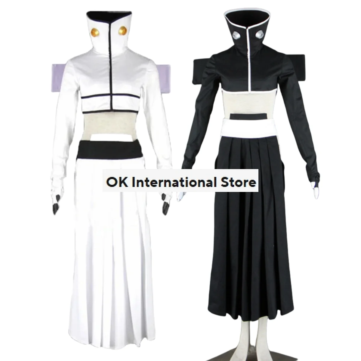 Anime BLEACH Tear Halibel Cosplay Costume Espada NO.3 Black White Combat Uniform Full Set Woman Sexy Halloween Christmas Suit