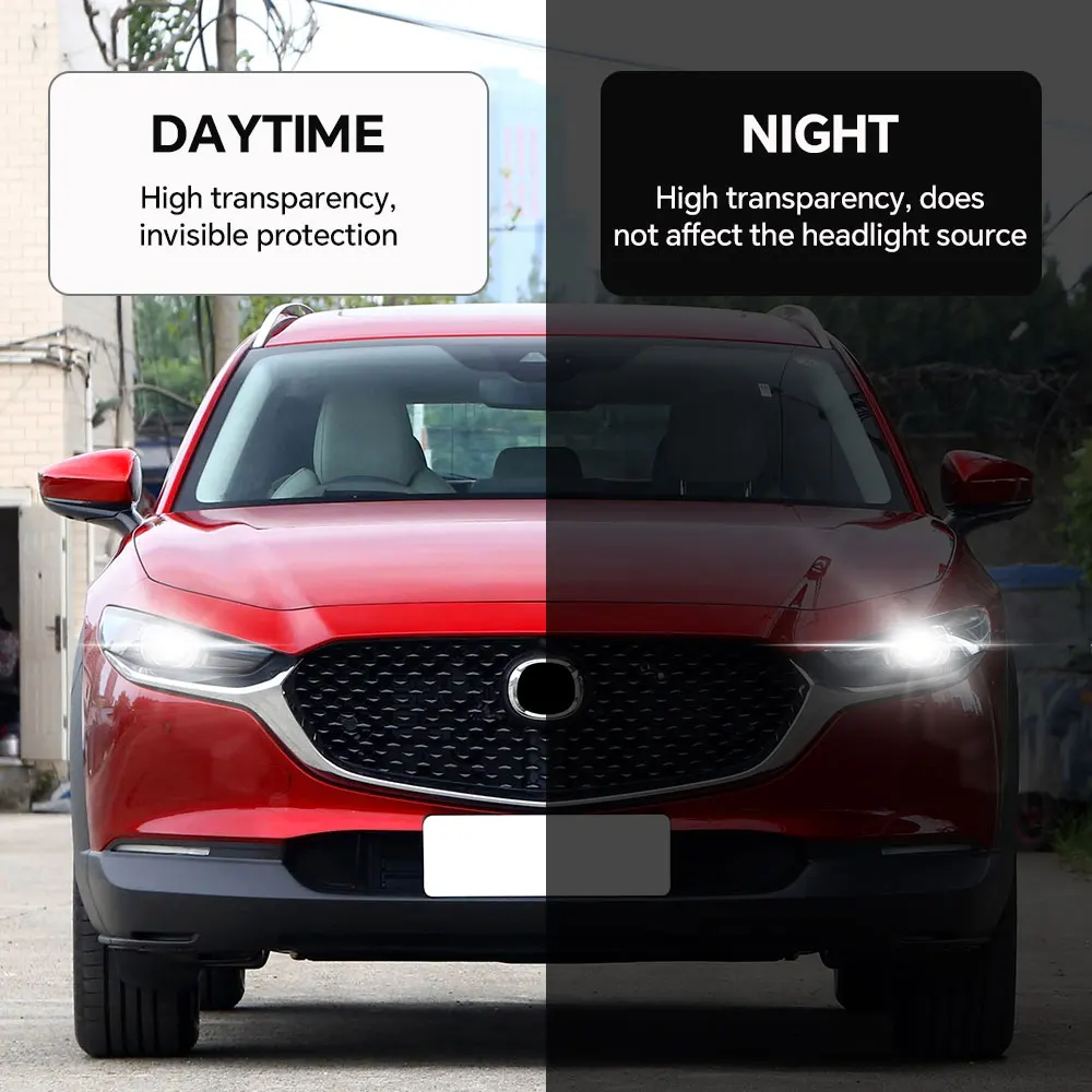 For Mazda CX-30 2020-2025 TPU Clear Headlight Rearview Film PreCut Paint Protection Film DIY PPF Anti-scratch Car Wrap Film