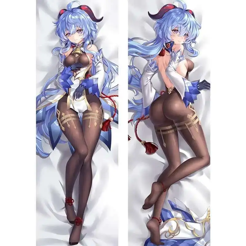 Gioco Genshin Impact Ganyu Cosplay Sexy Dakimakura 50*160 cm Federa Hing Body Prop
