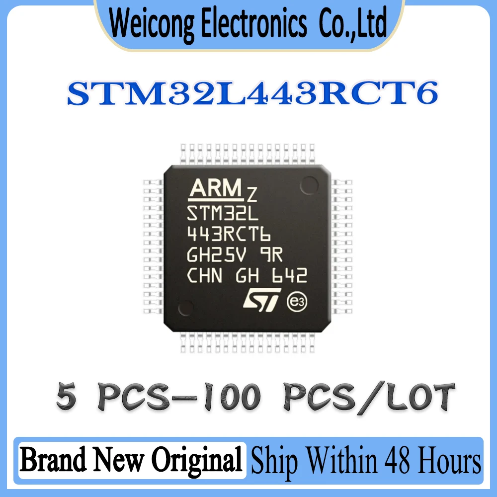 

STM STM32 STM32L STM32L443 STM32L443RCT6 STM32L443RCT STM32L443RC STM32L443R New Original IC MCU Chip LQFP-64