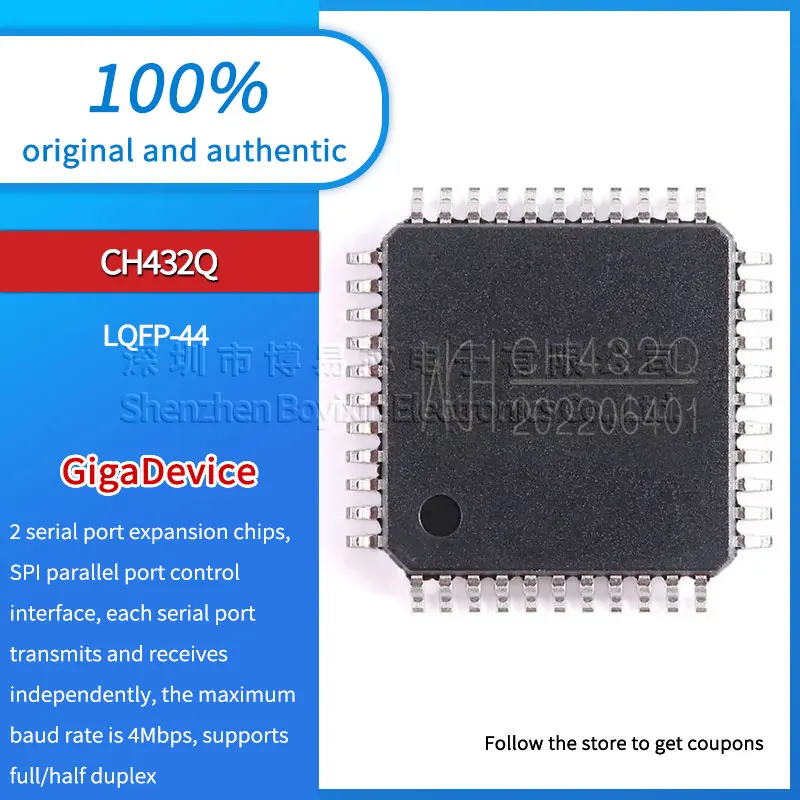 

Original authentic CH432Q LQFP-44