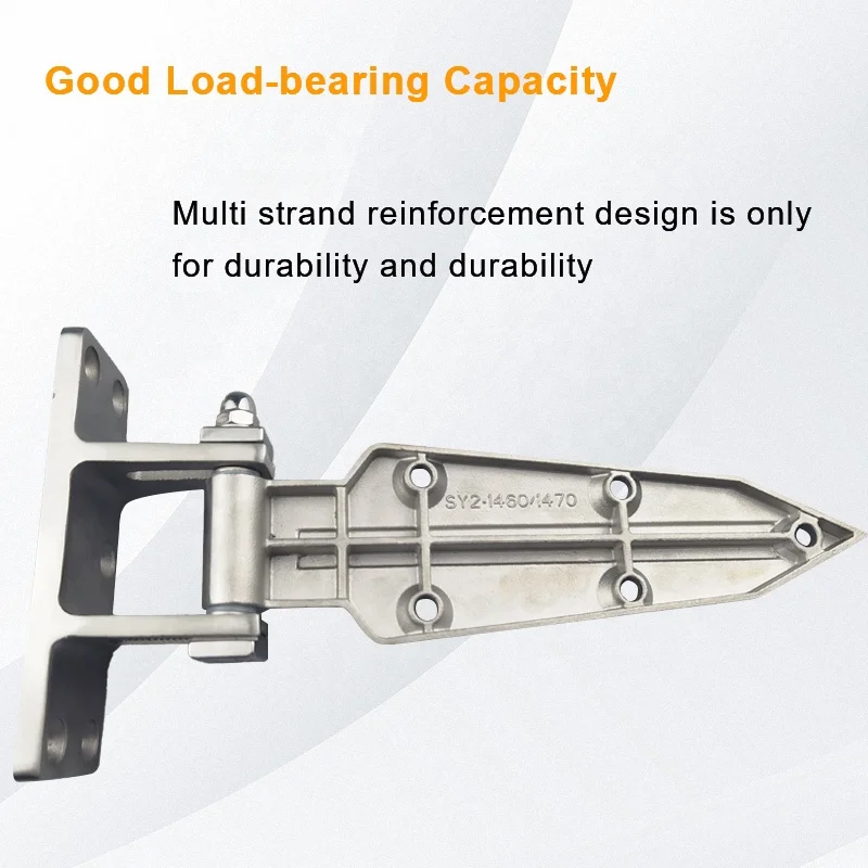 Industriële stijl 1460S roestvrijstalen inloopbare halfbegraven deurscharnier voor koude kamer 1460 scharnier