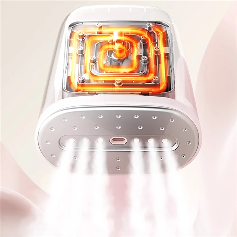 -ESTR 2 en 1 vaporizadores de ropa de mano máquina de planchar máquina de planchar portátil de viaje máquina de planchar ropa vaporizador enchufe de EE. UU.