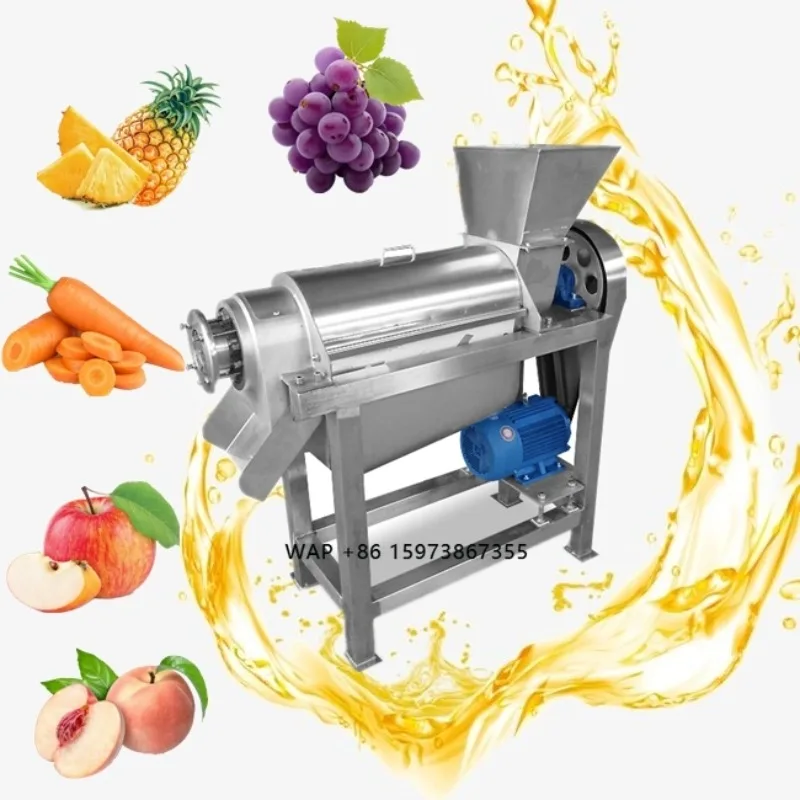 

Industrial Squeezing Pineapple Juicer Machine SUS 304 Spiral Juice Extractor Making Machine to Produce Coconut Milk
