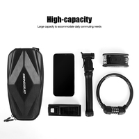 BENGGUO Hanging Bag Pannier 2L Electric Scooter Storage Bag EVA Hard Shell Waterproof Night Reflective for M365 PRO 2 KUGOO M4