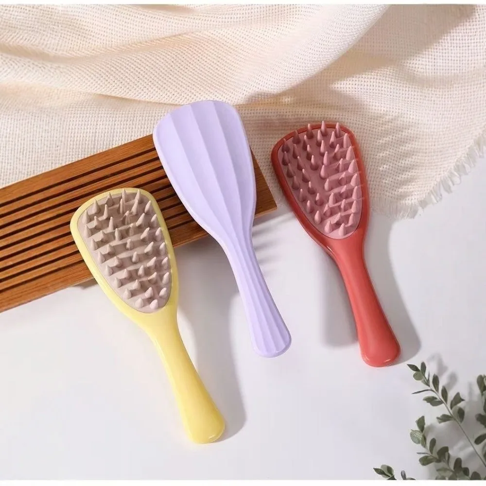 New Long Handle Shampoo Brush Silicone Scalp Care Scalp Massage Brush Itching Relief Multifunctional Shampoo Comb