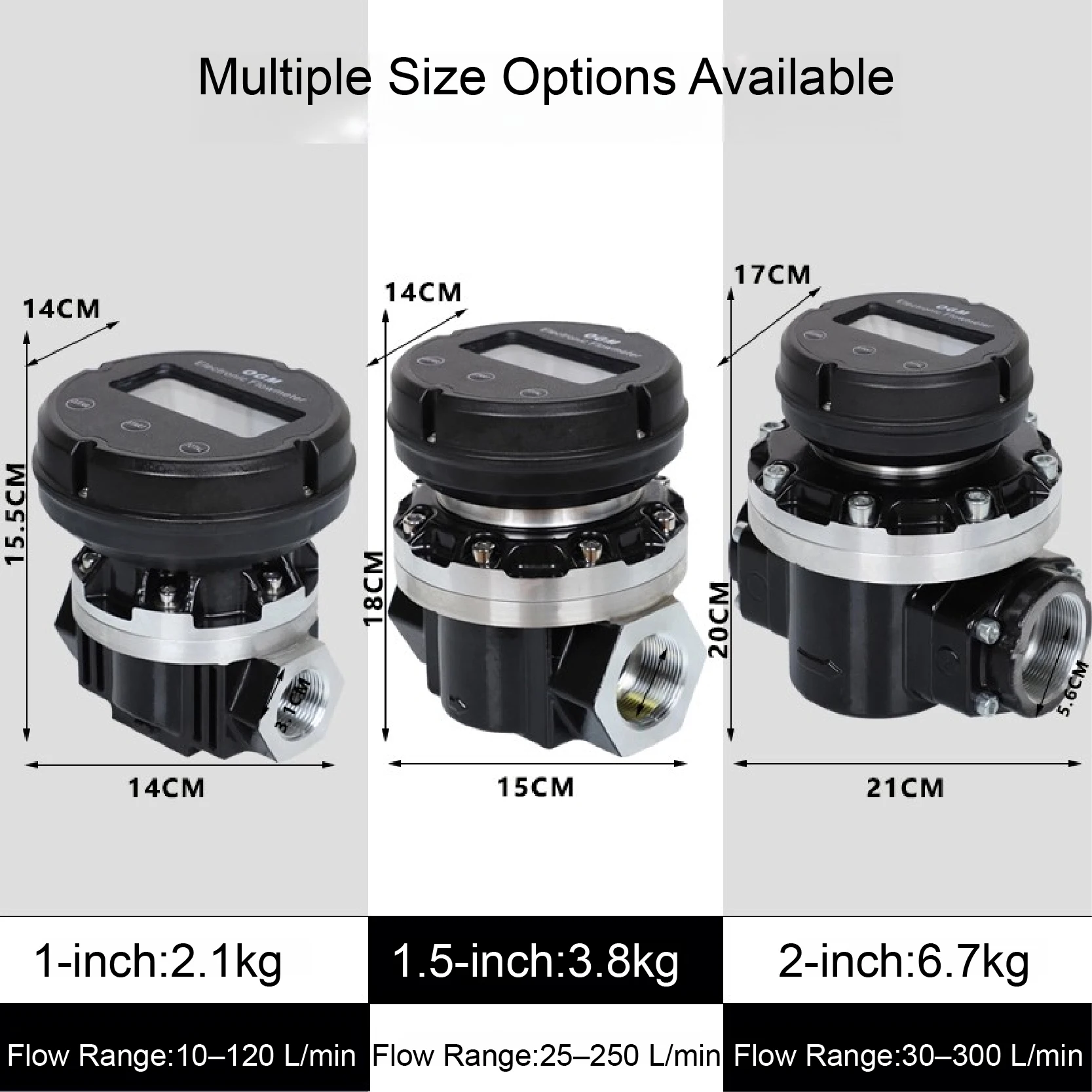 Hot Style  Meter High Accuracy OGM Flow Meter Digital Oil Water Flow