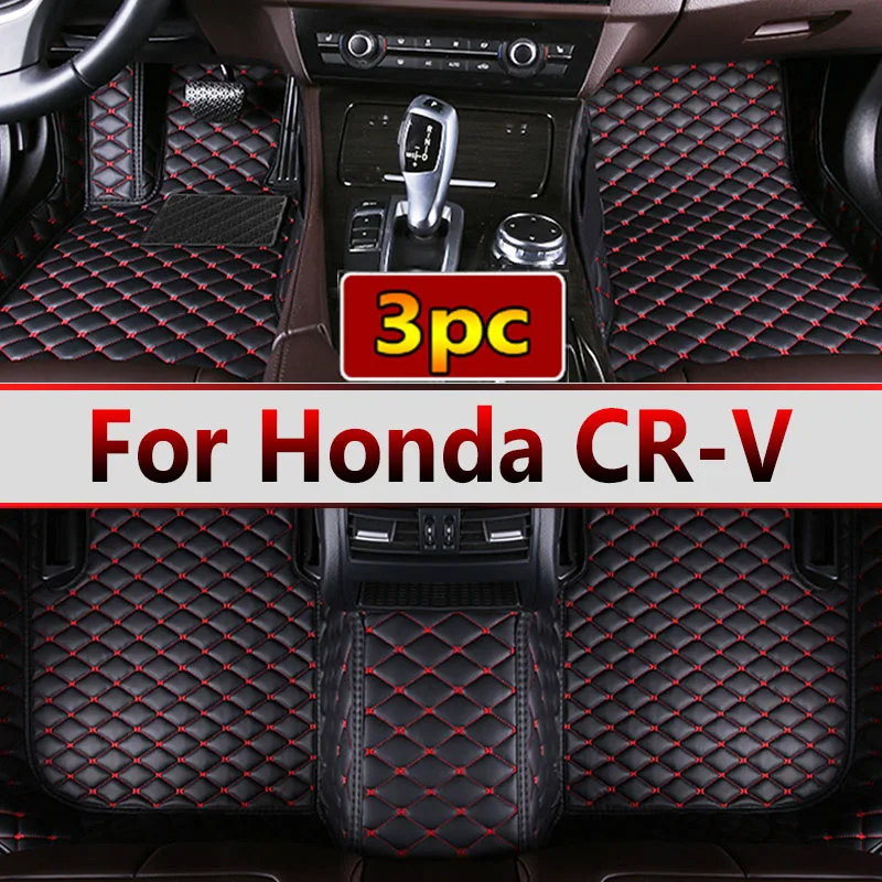 Car Floor Mats For Honda CR-V CRV 2011 2010 2009 2008 2007 Auto Interior Accessories Carpets Custom Waterproof Leather Rugs