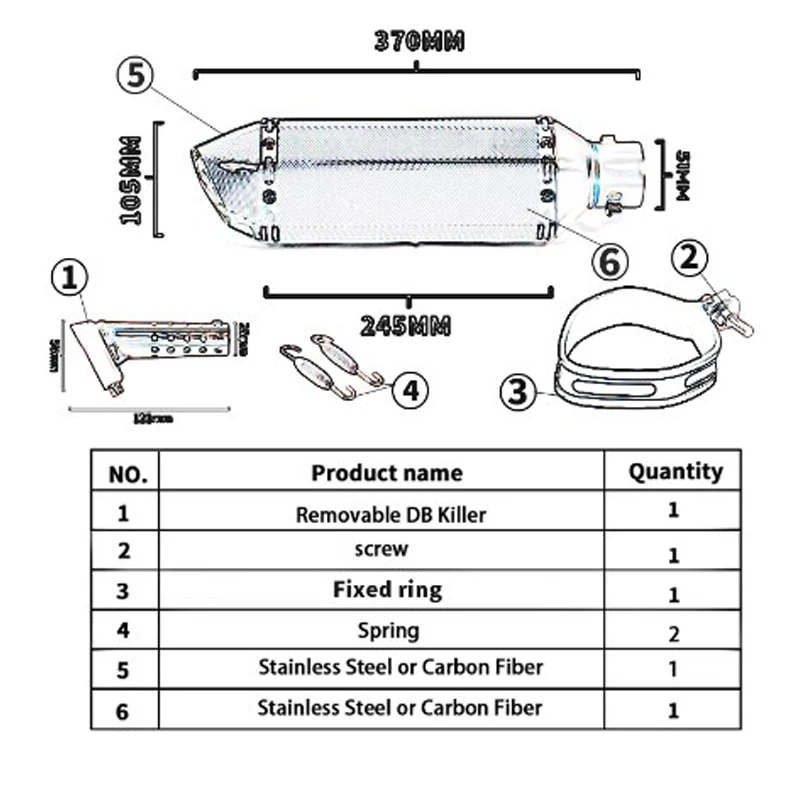 Motorcycle Exhaust Escape System, Tubo Link Médio, Moto Silenciador para Piaggio BEVERLY 125, 300, MP3125, 250, 300 LT, X10, 2008-2016