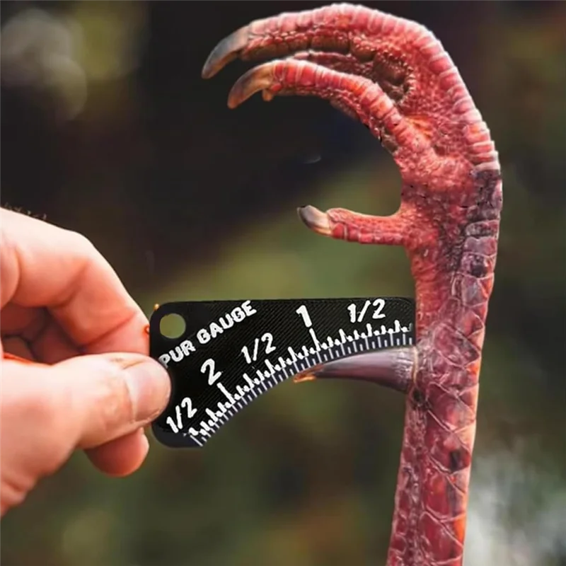 BYBS-Turkey Spur Gauge, Precision Tool For Measuring Turkey Spur Length, Unique Measuring Tool For Turkey Hunters