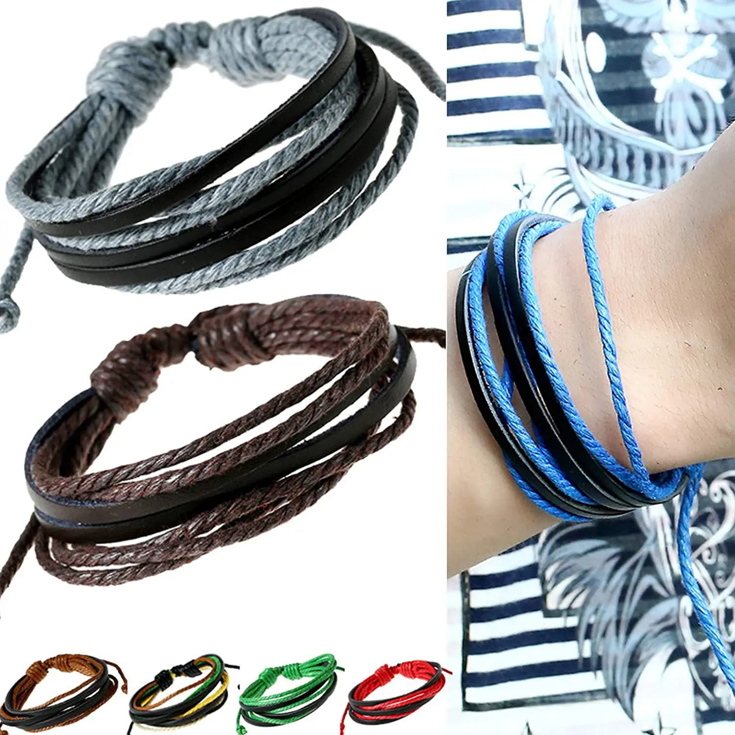 

MLGB-Thread Cord For Jewelry Making,Multi-Color Flax String Cord, Natural Twine Cord Rope String For Craft Making Accessories