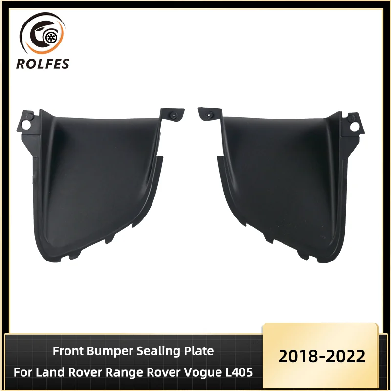 ROLFES Car Front Bumper Sealing Plate For Land Rover Range Rover Vogue L405 2018-2022 LR099127 LR099126 Car Accessories