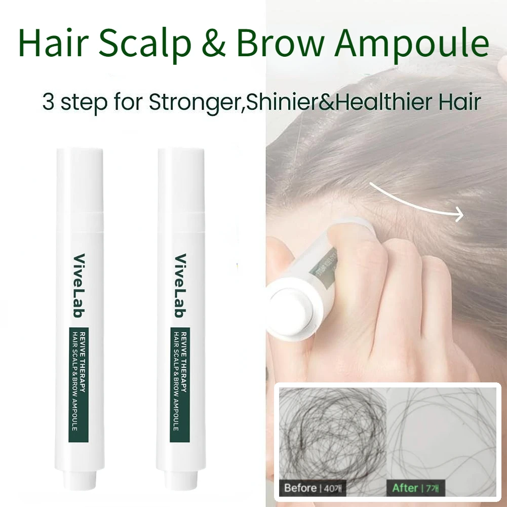 

ViveLab Gentle Hair Growth Serum 15ml Scalp Brow Ampoule Strengthen Roots Repair Damaged Scalp Reduce Hair Loss Korean Hair Care
