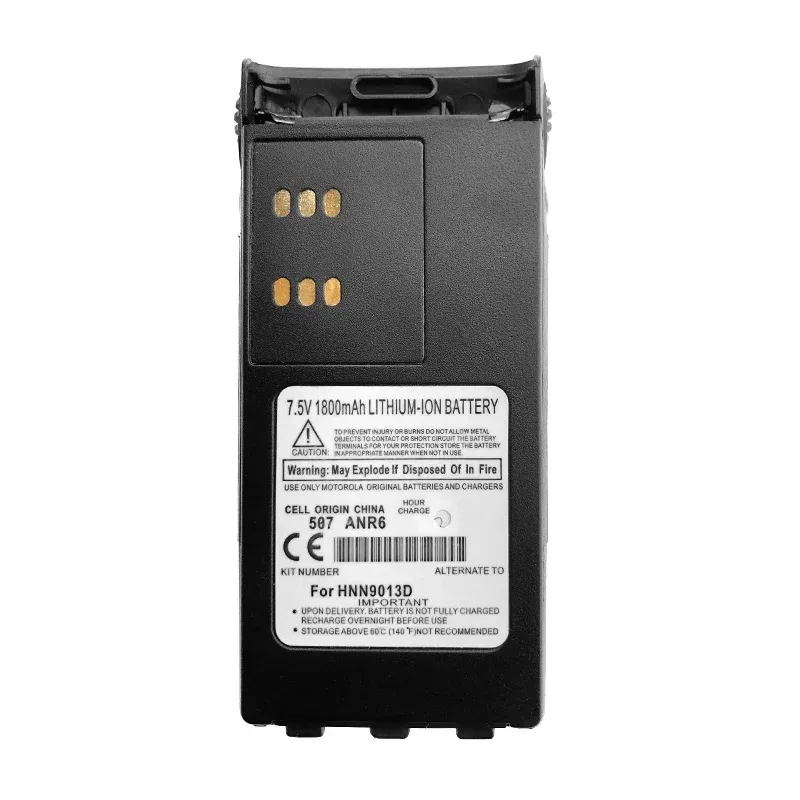 HNN9013D 7.5V 1800mAh Walkie Talkie Battery for Motorolo GP328 GP338 GP320 GP340 PTX700 PTX780 HT750 HT1550 with Micro-USB Port
