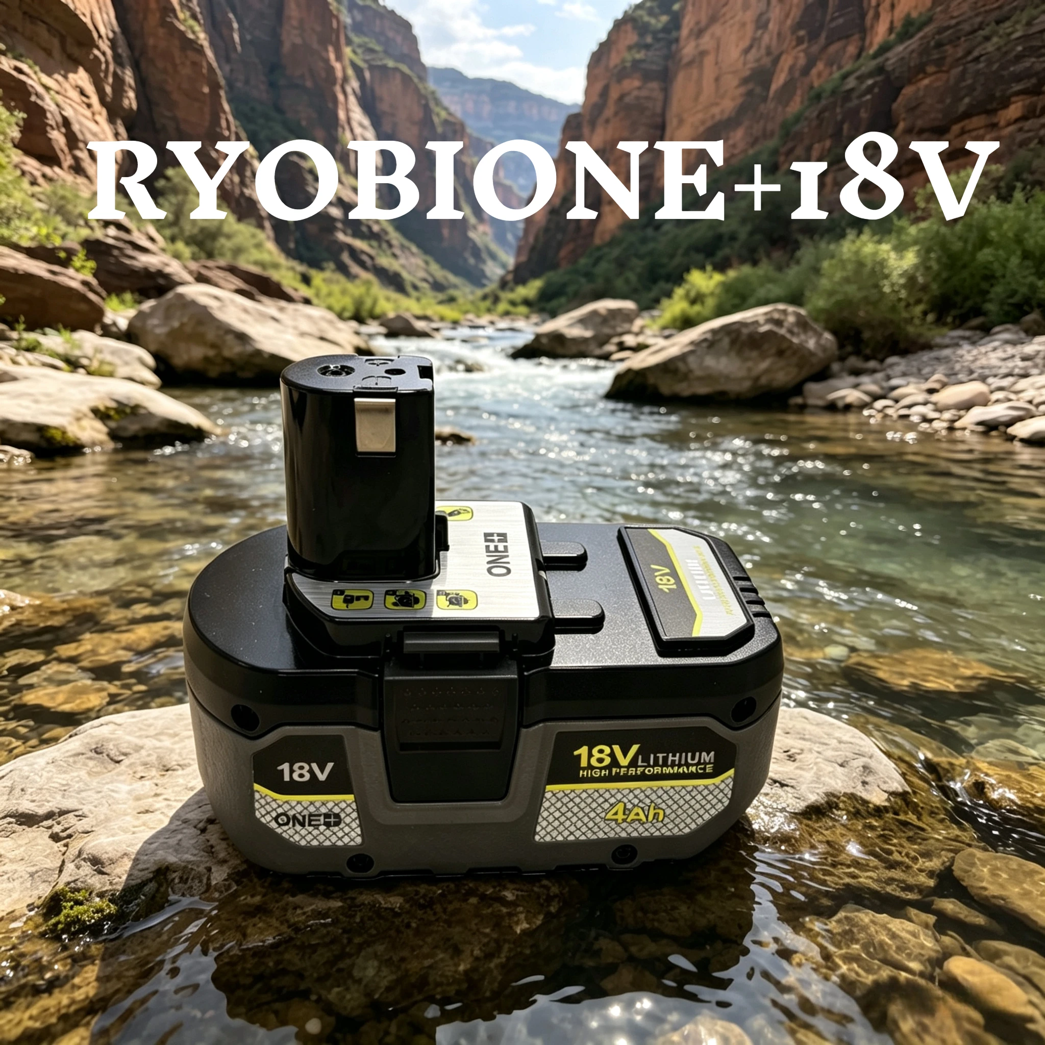 

NEW Upgraded RYOBI ONE+ 18V 4.0/6.0/8.0Ah Lithium Battery, High Capacity for Long Runtime with All ONE+ Cordless Power Tools