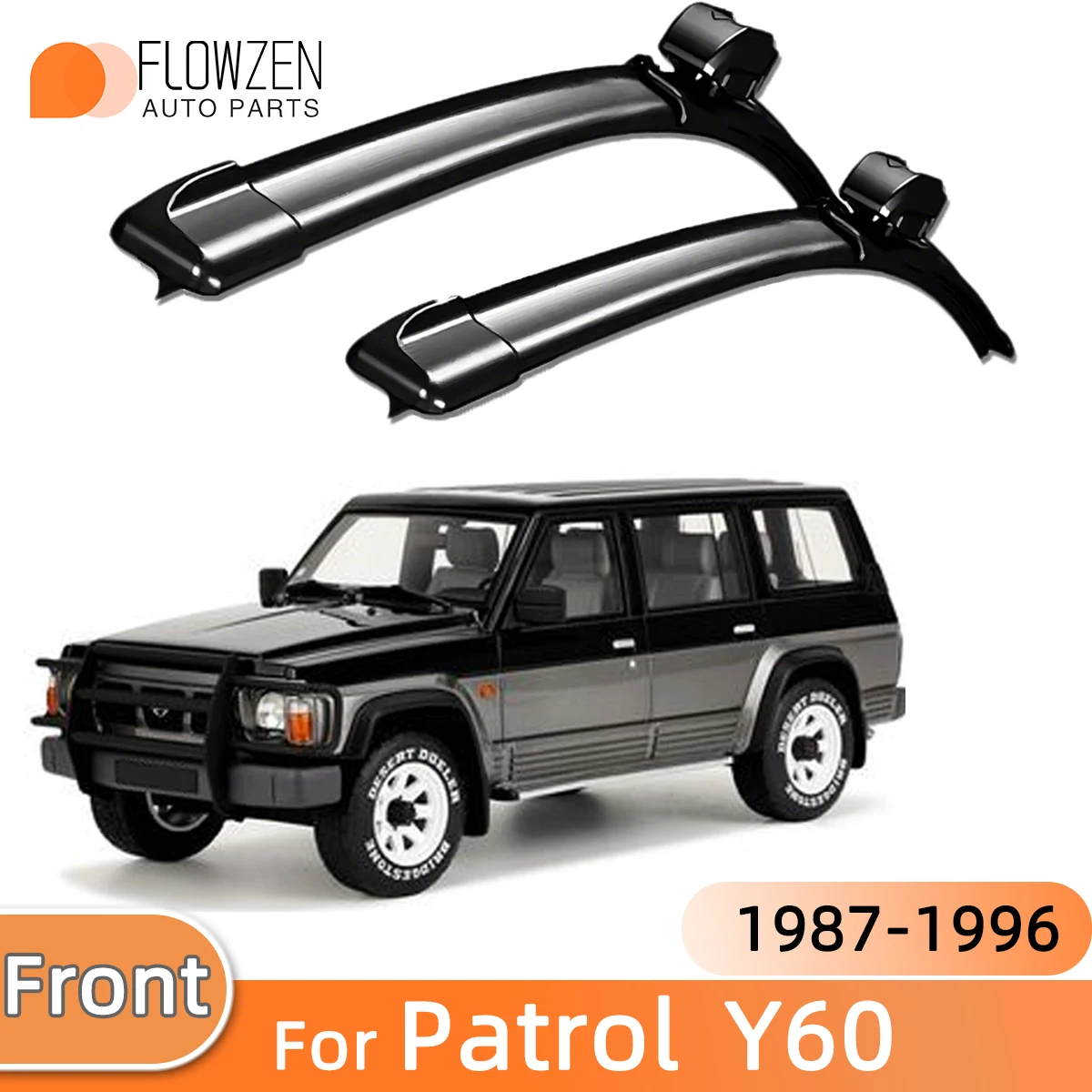 2/4 Stück Autowischerblätter für Patrol Y60 	 1987–1996 Frontwischerblätter Windschutzscheibe Windschutzscheibe Fensterbürste