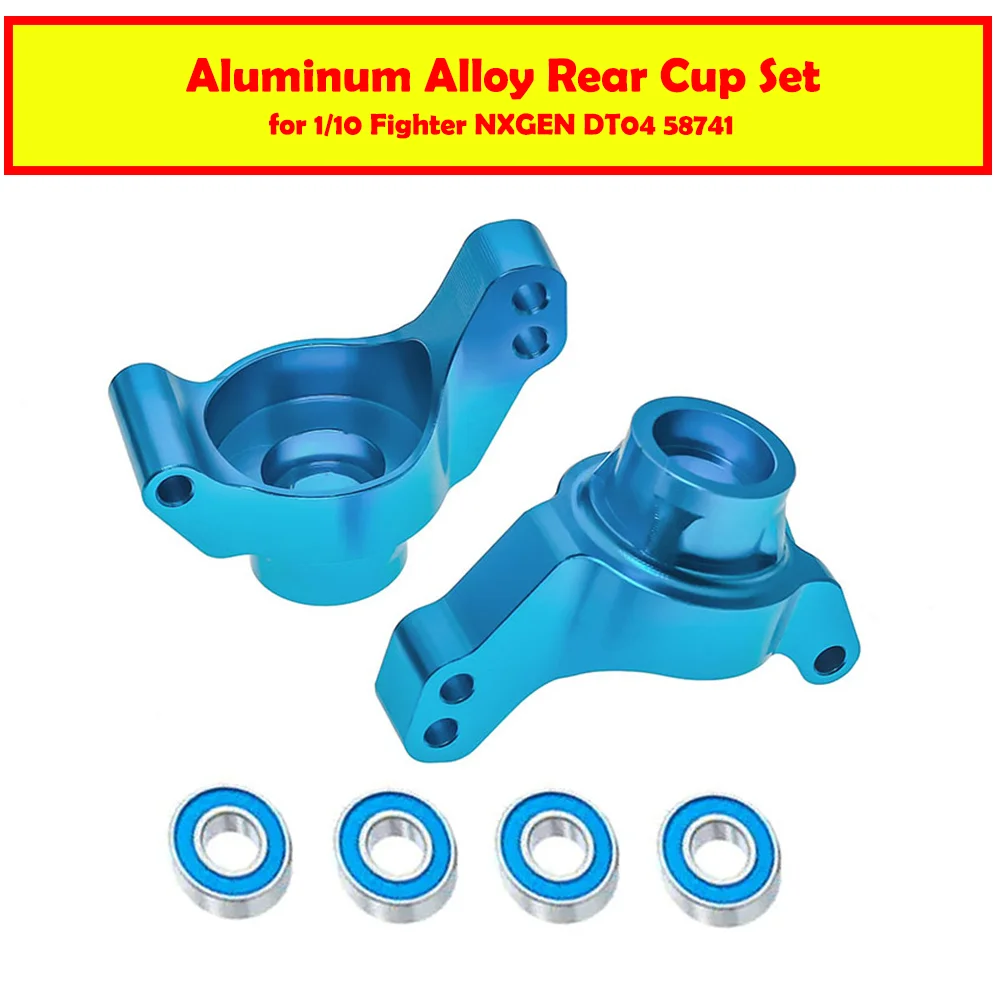 

Набор задних чашек из алюминиевого сплава для 1/10 истребителя NXGEN DT04 58741 Tamiya LY204, модель автомобиля, аксессуары