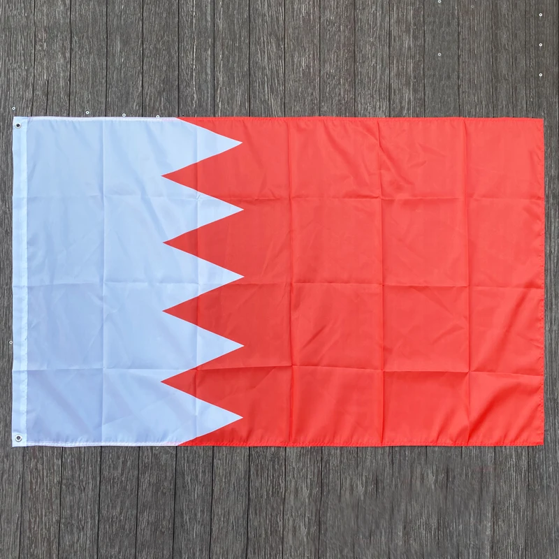 xvggdg   90 x 150cm   Bahrain  flag Banner Hanging National   Bahrain  flags   Home Decoration