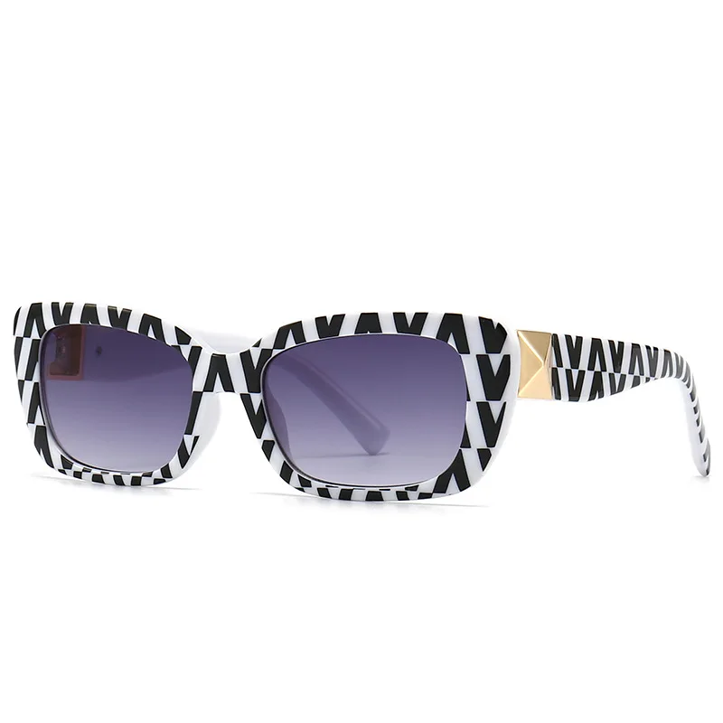 Popular Brand Designer Fashionable vintage Women's Square Sunglasses UV400, Perfect for Shopping and as a Gift