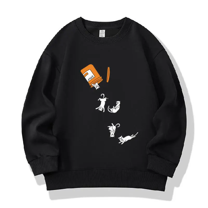 

Korean Cat Children Clothing New Boys Sweatshirt Casual Autumn Top Cotton Kids Long Sleeves Baby Kids Pullovers 2-12 Years