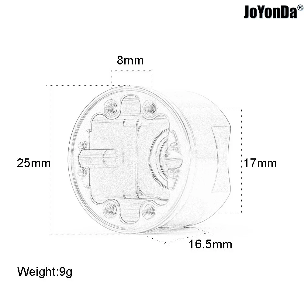 #5381 Aluminum Front/Rear Differential Carrier for RC TRAXXAS 1/10 Slash 4X4 Stampede® 4X4 Revo® Ford® Rustler® 4X4