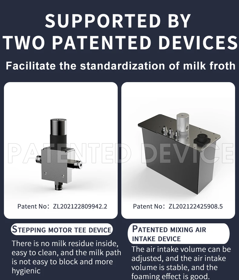 Professional Eco-Friendly Hot and Cold Milk Frother Machine Stocked Foam Making Machine for Coffee Shop Use