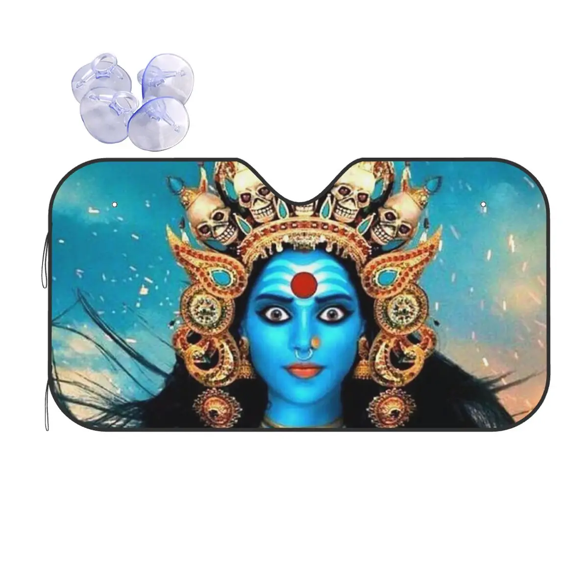 

Cosmic Kali Ma-индуистская богиня разрушения солнцезащитный козырек ветровое стекло автомобиля переднее лобовое стекло солнцезащитный козырек аксессуары чехлы