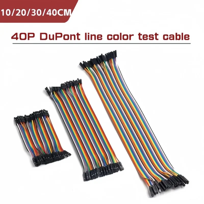 Dupont Line 10/20/30/40CM 40Pin Male to Male + Male to Female and Female to Female Jumper Wire Dupont Cable for Arduino DIY KIT