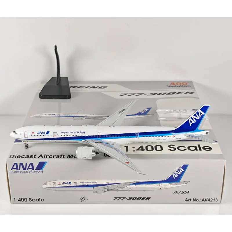 

Авиационный литой под давлением масштаб 1/400 ANA B777-300ER JA795A, коллекция моделей самолетов из сплава, декоративные украшения, игрушки