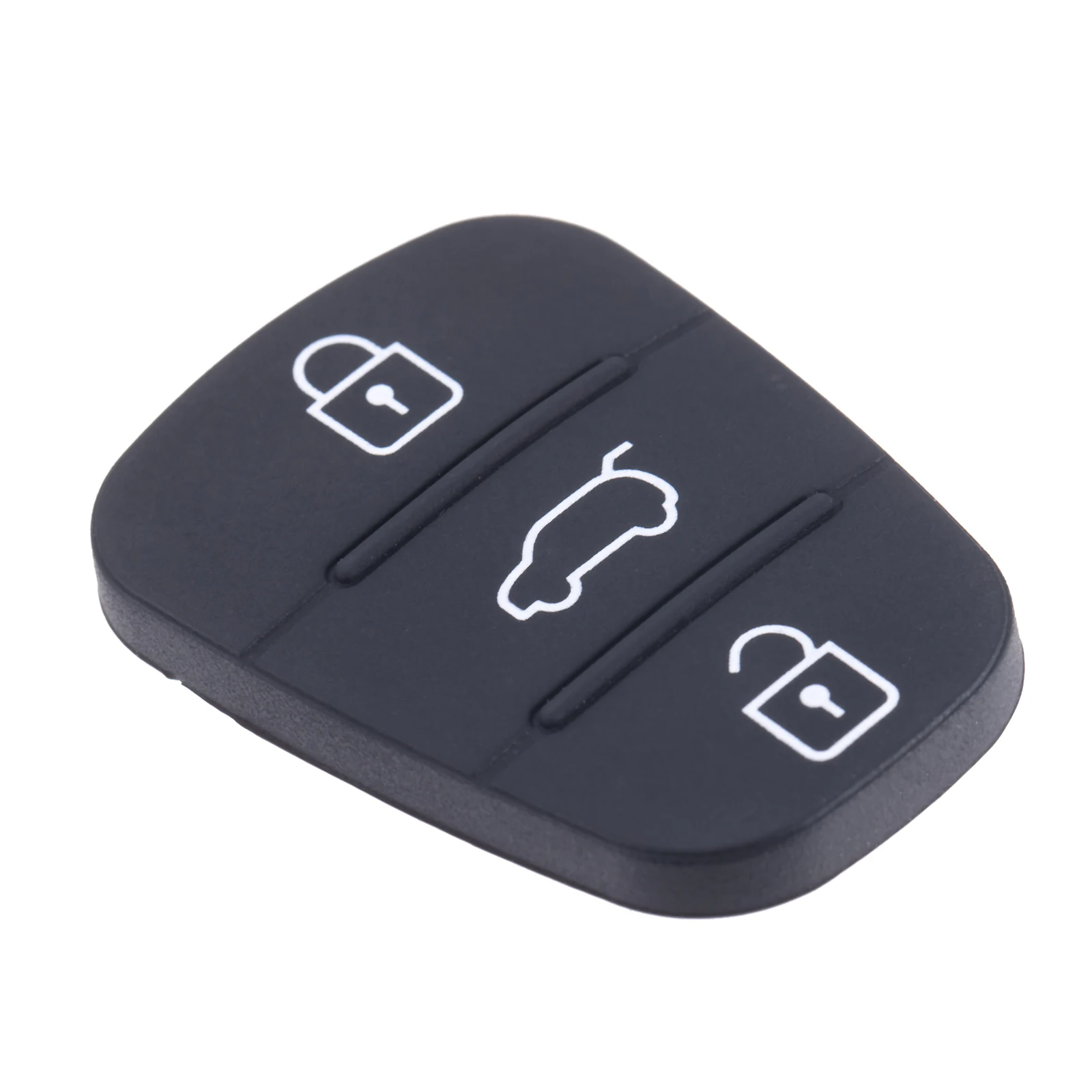 3-Button Car Key Rubber Buttons Pads Remote Control Key Fob Cover for Kia Sportage Ceed Soul Venga Hyundai i10 i20 i30 ix20 ix35