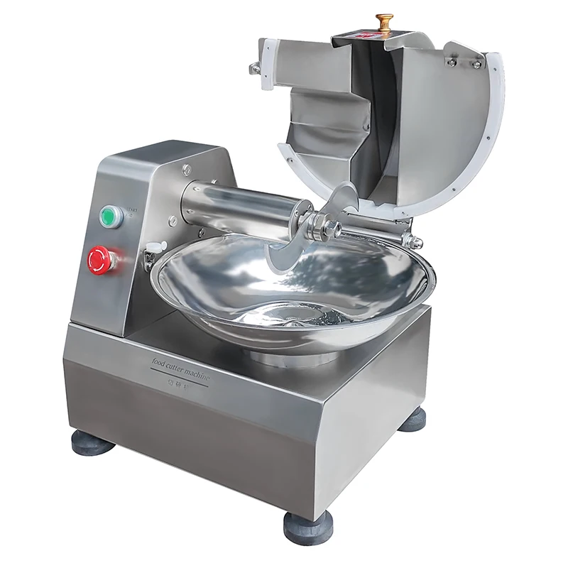 -Cheaper Price Meat Bowl Cutter Table Top Bowl Chopper Stainless Steel Vacuum Bowl Cutter Chicken Meat Cutting Machine