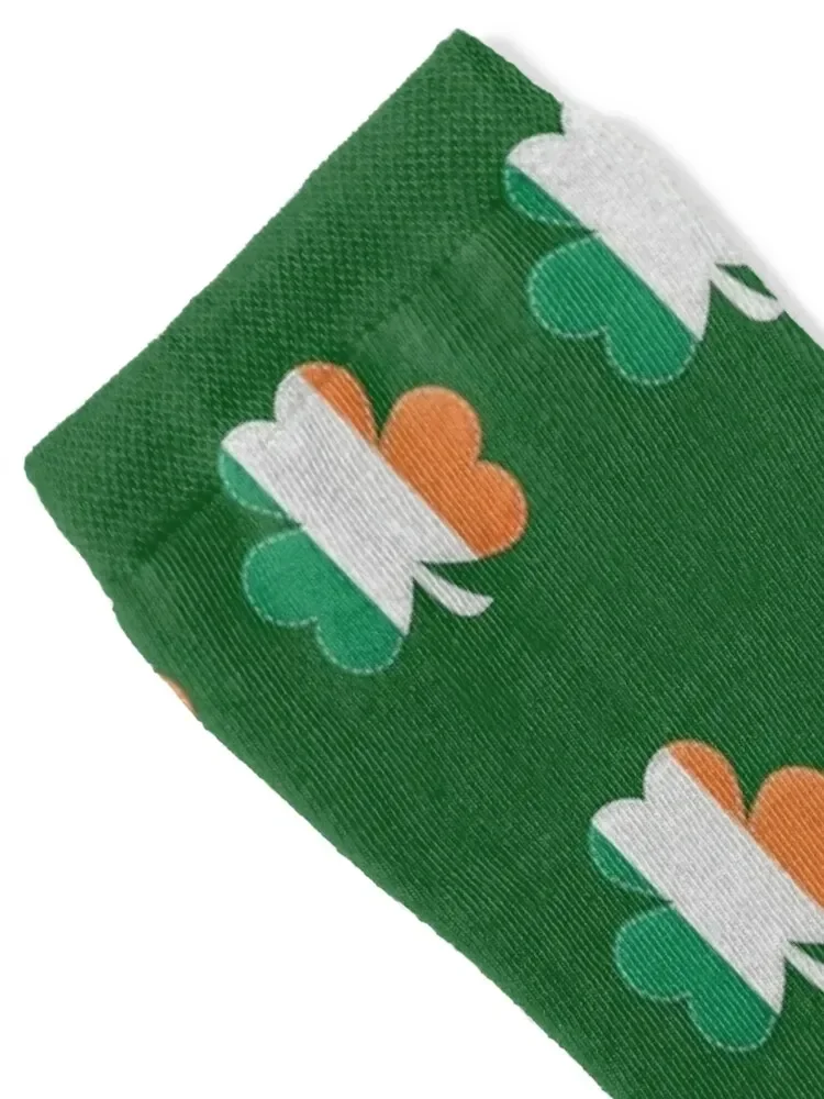 Irish Flag Irish Shamrock Socks kawaii Crossfit Socks For Women Men's