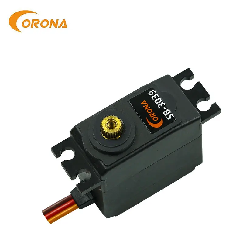 Corona-personalizado Mini Metal Gear, Precisie Servo Motor, Servo Motor, Controle RC, Dirigindo Avião de Vôo, SB9039, SB-9039Customized, 9g