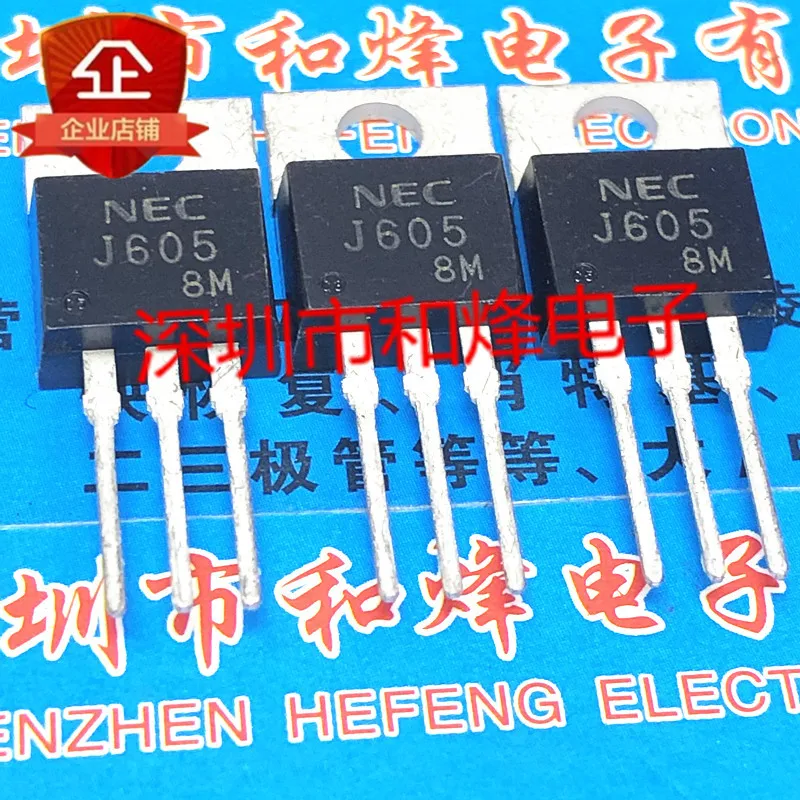 5PCS-10PCS J605 2SJ605  TO-220 650V 4.5A   New and Original On stock