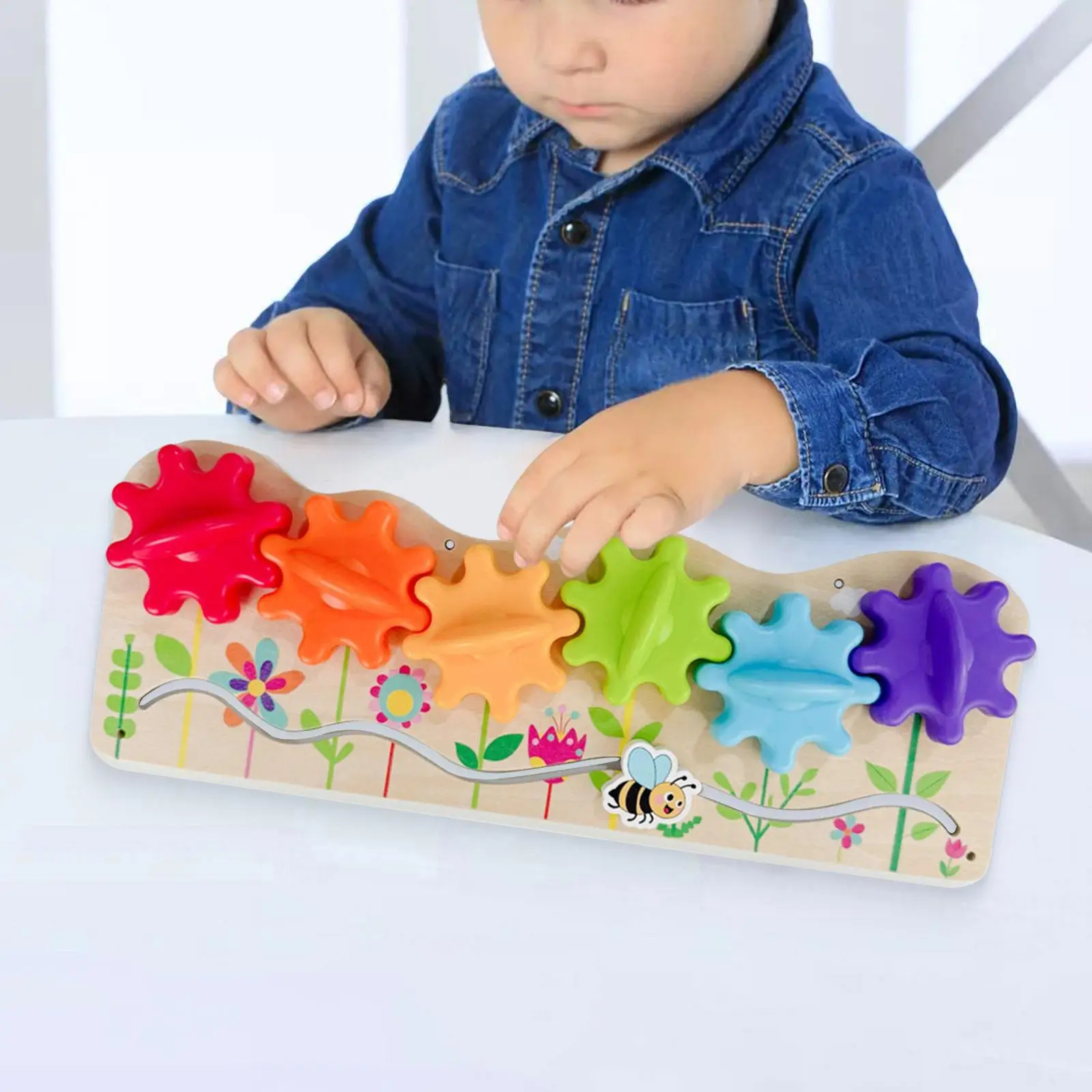 Busy Board Toy Activity Board Sensorisches Lernspielzeug für Kleinkinder im Alter von 1–3 Jahren