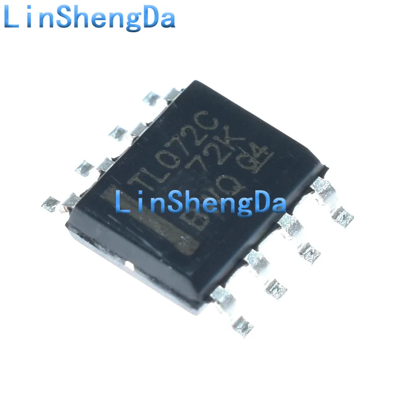 New Off-the-shelf TL072CDR TL072C TL072 Chip SOP8 Low-power Operational Amplifier